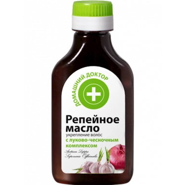 Home Doctor - Burdock Oil with Onion-Garlic Complex for hair strengthening, 100 ml 