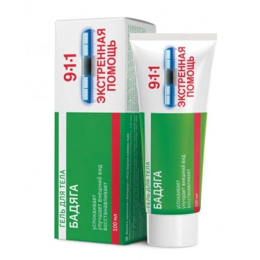 911 Extra Help body balm Badyaga 100ml