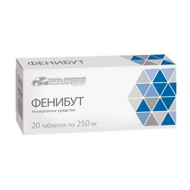 Phenibut tablets 250 mg No. 20