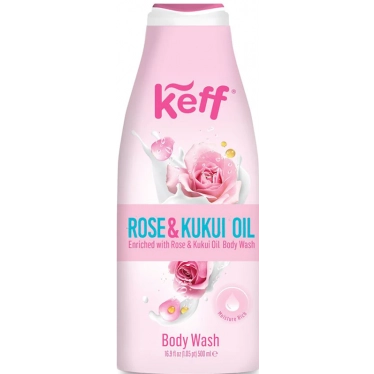 Keff Shower Gel - Rose & Kukui Oil