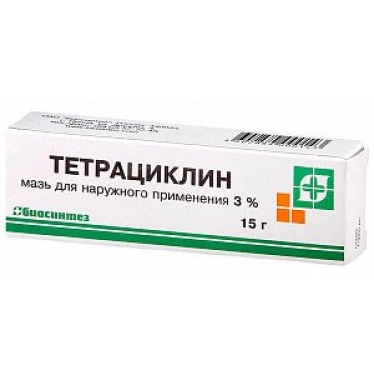 Tetracycline ointment for external use 3% tube 15g
