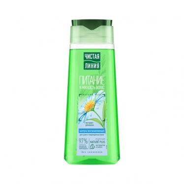 Shampoo Nourishment and Softness for Dry and Damaged Hair with Chamomile Extract