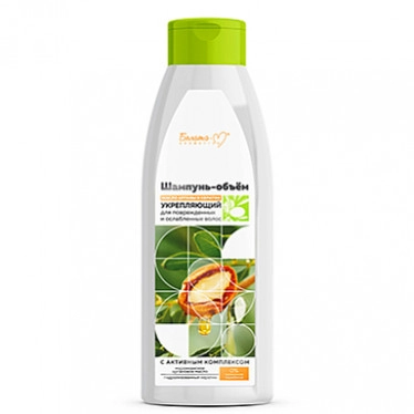 Volume Shampoo with Argan Oil and Keratin, Strengthening, for Damaged and Weakened Hair, 500 g
