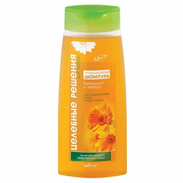 Traditional SHAMPOO for Healthy Hair and Scalp, Calendula and String, 480 ml