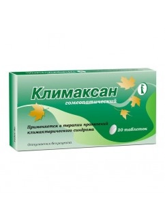 klimaksan homeopathic pills, 20 pcs.