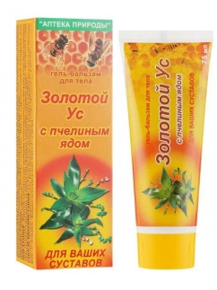 Golden mustache with bee venom Joint Balm, 75 ml