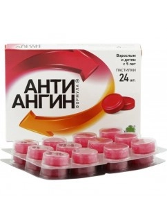 ANTI-ANGINA FORMULA lozenges for resorption 24 PCs