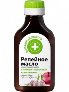 Home Doctor - Burdock Oil with Onion-Garlic Complex for hair strengthening, 100 ml 