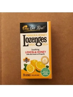 MANUKA HONEY & PROPOLIS LOZENGES – LEMON