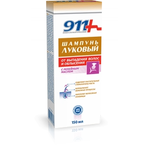 911 Onion Shampoo for Hair Loss and Baldness with Burdock Oil