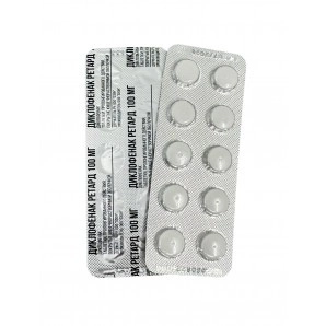 Diclofenac retard-Akrikhin tablets 100mg №20