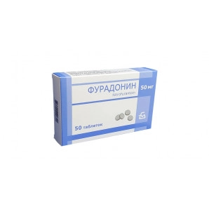 Furadonin tablets 50 mg, 50 tablets