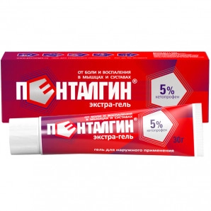 Pentalgin Extra-Gel External Use Gel 5% Tube 30g