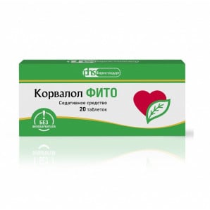Korvalol Fito #20 tablets 