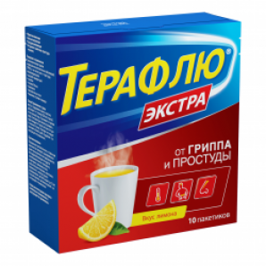 TheraFlu extra flu and cold powder, 10 sachets
