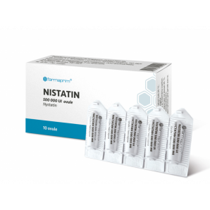 Nystatin vaginal ovules suppositories 500000 IU №10