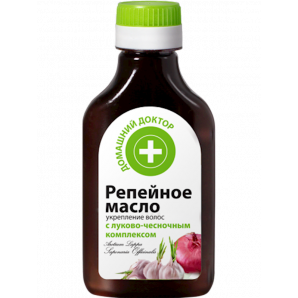 Home Doctor - Burdock Oil with Onion-Garlic Complex for hair strengthening, 100 ml 
