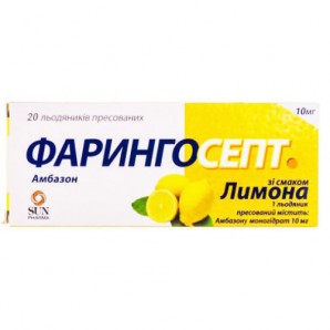 Faringosept, 10 mg tablets