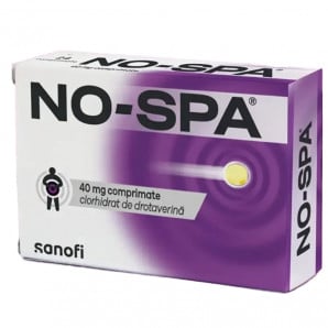 No-Spa 40mg 100 tablets Noshpa Sanofi Romania 