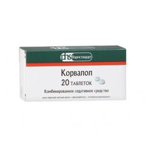 Corvalol tablets №20