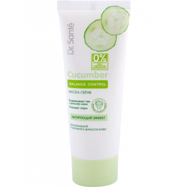 Dr.Sante -Cucumber Balance Control - Mask & Scrub