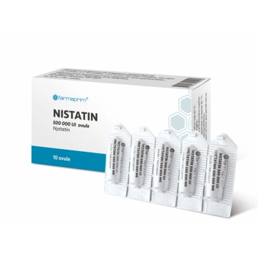 Nystatin vaginal ovules suppositories 500000 IU №10