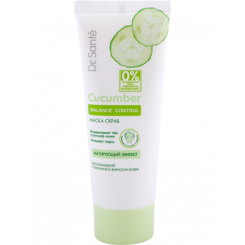 Dr.Sante -Cucumber Balance Control - Mask & Scrub
