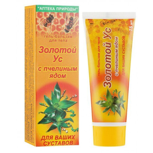 Golden mustache with bee venom Joint Balm, 75 ml