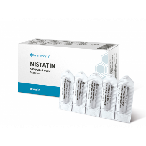 Nystatin vaginal ovules suppositories 500000 IU №10