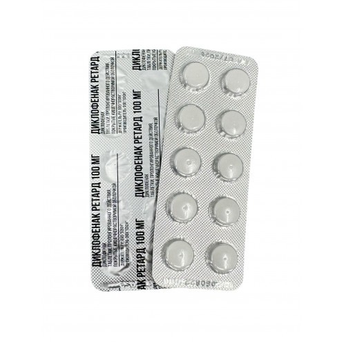 Diclofenac retard-Akrikhin tablets 100mg №20