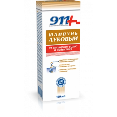 911 Шампунь от выпадения волос и облысения ЛУКОВЫЙ