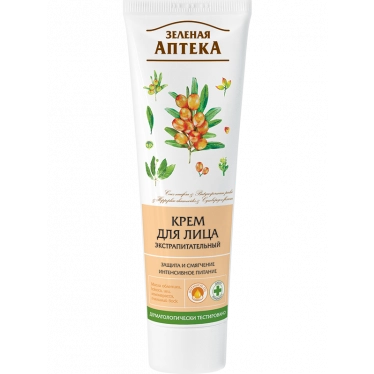 Green Pharmacy - Крем для лица защита и смягчение "Экстрапитательный" 100 ml