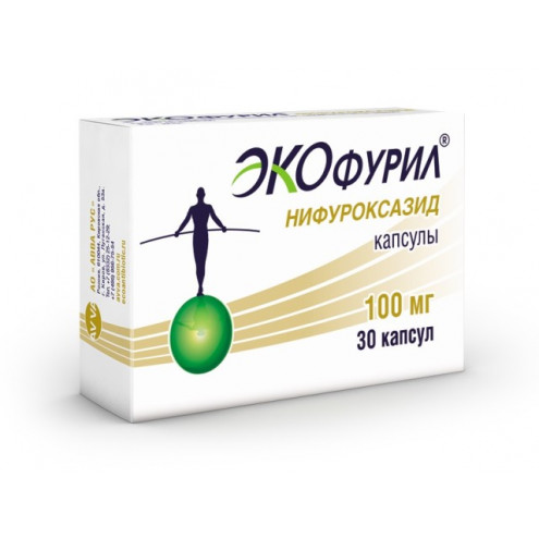 Экофурил капсулы 100мг №30