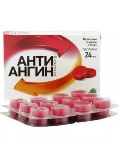 АНТИ-АНГИН ФОРМУЛА пастилки для рассасывания 24 шт,