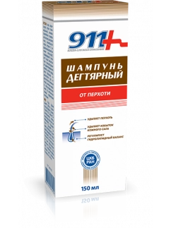 911 Шампунь от перхоти ДЕГТЯРНЫЙ