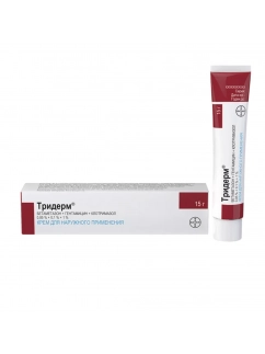 Тридерм мазь 15г