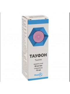 Тауфон капли глазные 4% 10мл