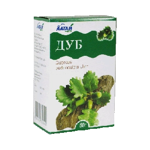 Кора и листья дуба