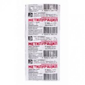 Метилурацил таблетки 500 мг 10 шт.