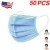 50PCS Disposable Face shield mask Surgical Medical Dental Industrial 3Ply EarLoop US