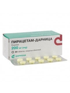 Пирацетам таблетки 200мг №60