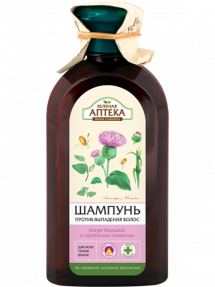Green Pharmacy  Шампунь против выпадения волос Лопух и пшеничные протеины 350мл