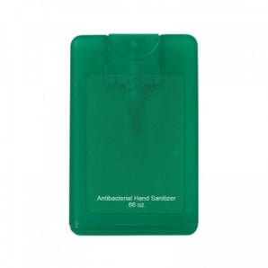 Credit Card Style Antibacterial Hand Sanitizer Spray 0.67 Oz. 