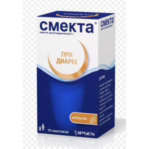 Смекта порошок для приготовления суспензии внутрь Апельсин 3г 10 пакетиков