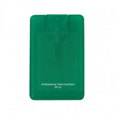Credit Card Style Antibacterial Hand Sanitizer Spray 0.67 Oz. 