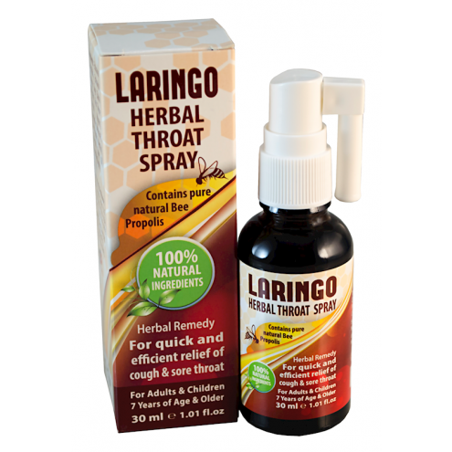 Dan Pharm LARINGO Травяной спрей для горла с натуральным пчелиным прополисом