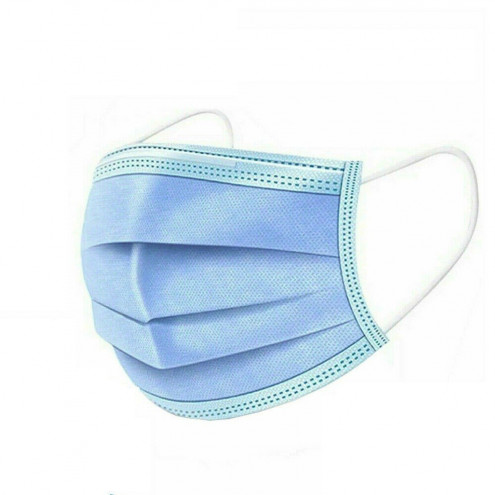 50PCS Disposable Face shield mask Surgical Medical Dental Industrial 3Ply EarLoop US