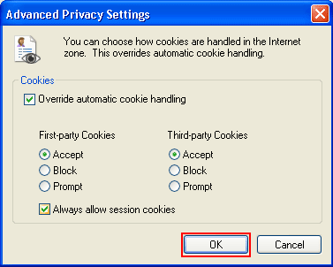 cookie IE7.4